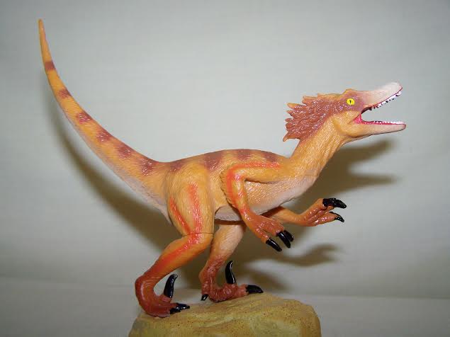 Victor Velociraptor Wooden Dinosaur Toy
