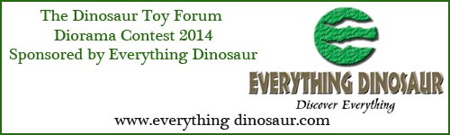Everything Dinosaur Sponsors of the Dinosaur Toy Forum Diorama Contest 2014