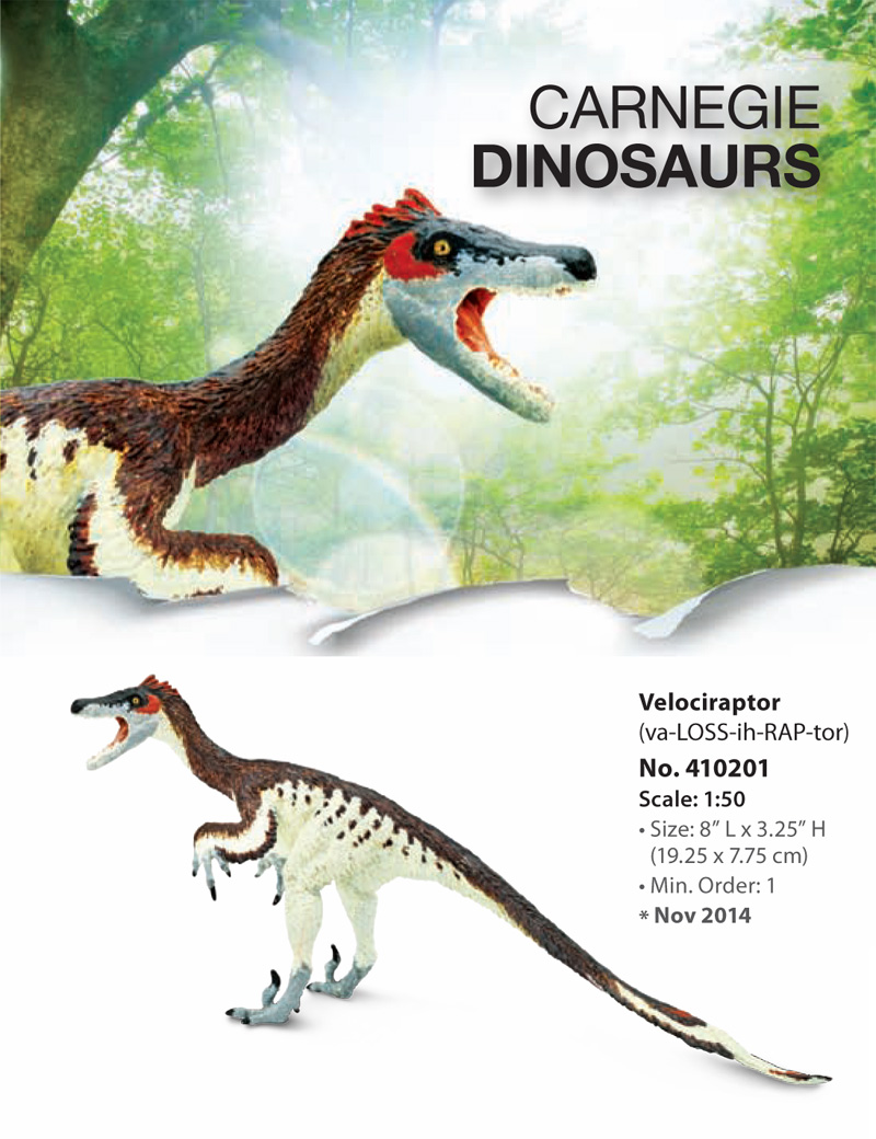 Velociraptor Carnegie Collection 2015