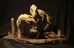 T.rex Fight Over Carcass Diorama (Dinostoreus)