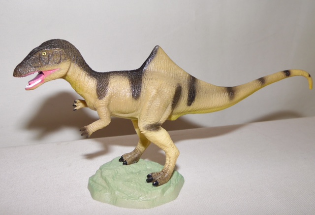 The Papo Concavenator Dinosaur Model Photographed