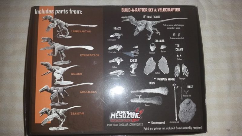 Velociraptor (Build-a-Raptor Set A)(Beasts of the Mesozoic: Raptor ...