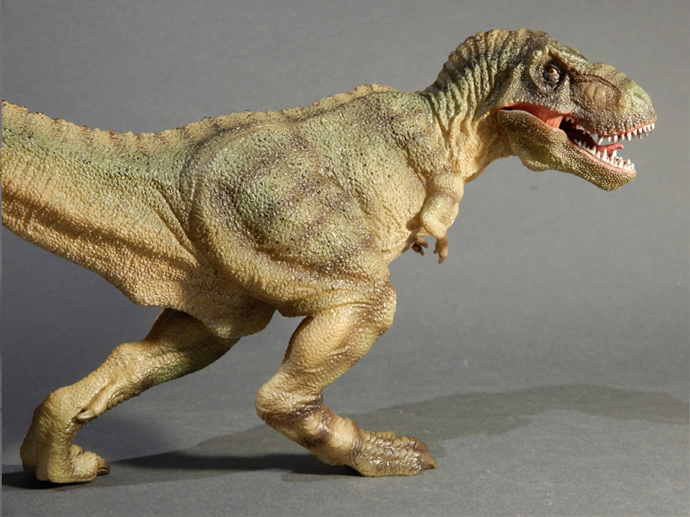 Figurine Dinosaur Articulated T-Rex Carnotaurus Dino Valley - Chap Mei -  Rare