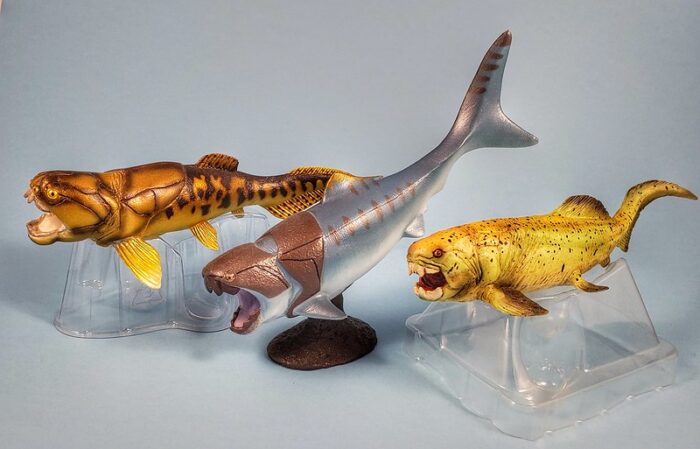 photo of Dunkleosteus figures by Safari Ltd, Favorite Co Ltd, and Mojo Fun