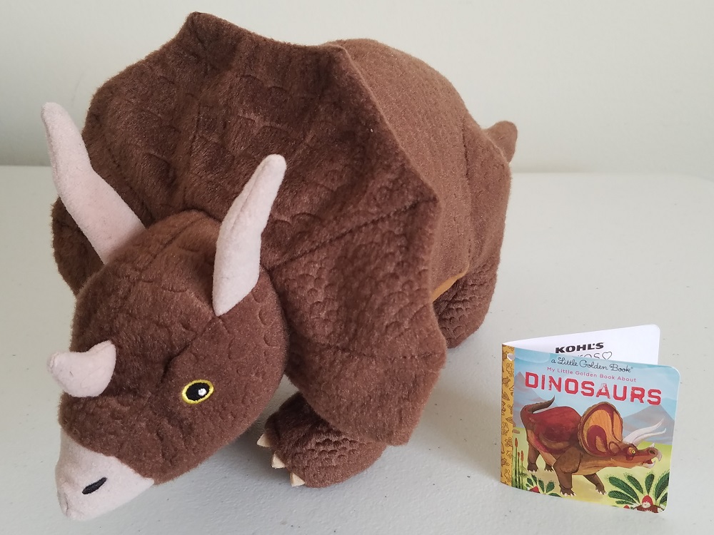 Triceratops Plush (Kohl's/Yottoy) – Dinosaur Toy Blog