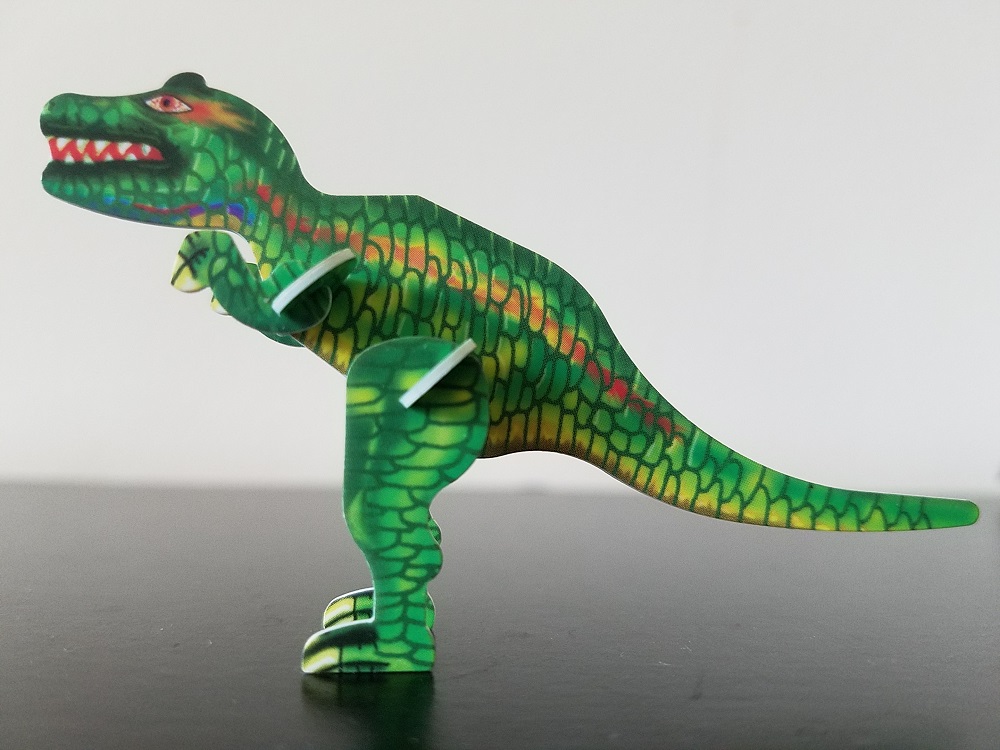 3D Lenticular Dinosaur Fact Cards - Green - A2Z Science & Learning Toy Store