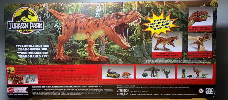 Tyrannosaurus Electronic Real Feel Jurassic Park 93 Classic By Mattel Dinosaur Toy Blog 6928