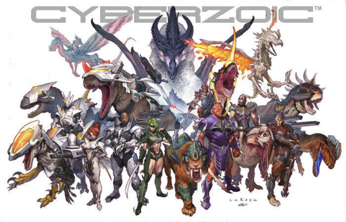 Cyberzoic group painting